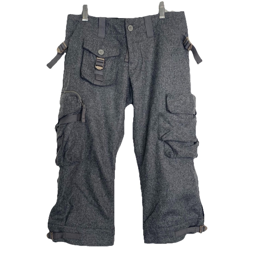 Ralph Lauren Blue Label Rugby Gray Rare Jodhpurs Pants Wool Sz‎ 0